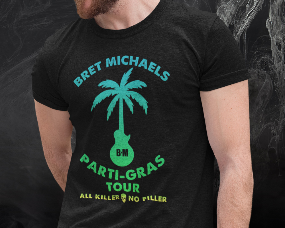 Bret Michaels - Pardi Gras Tour T-Shirt