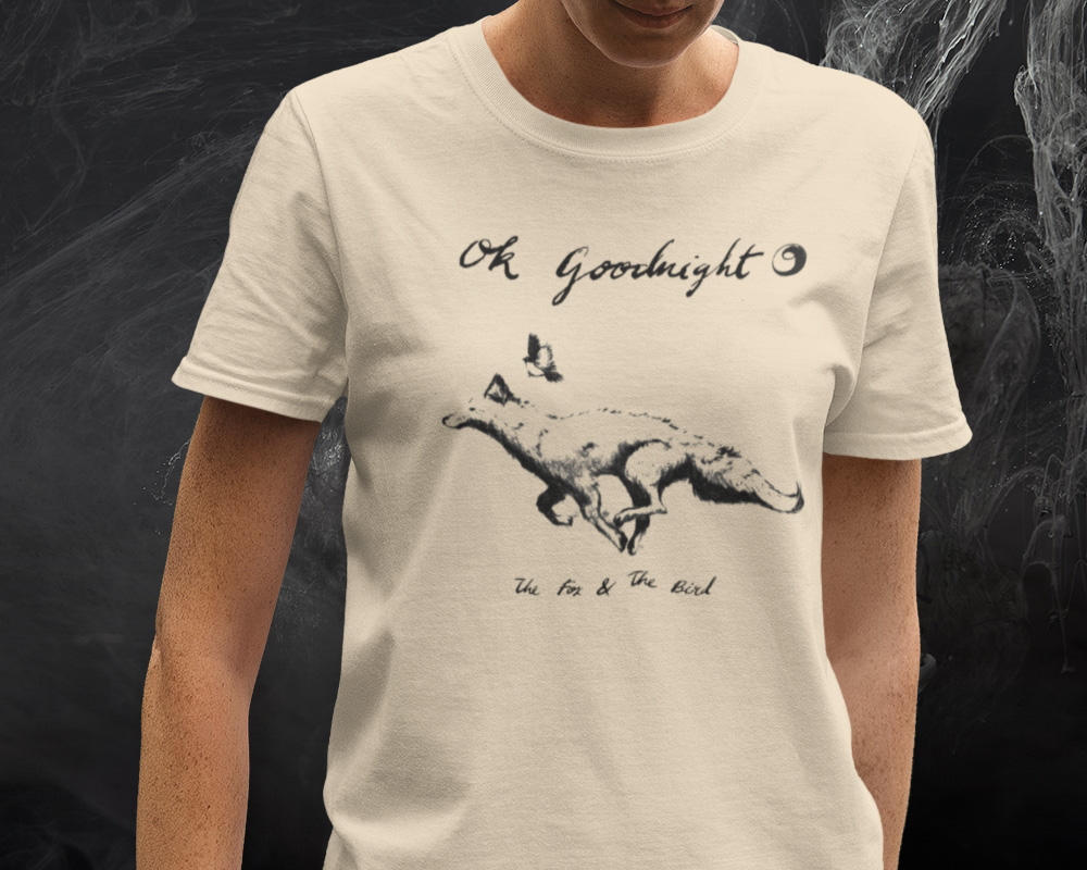 OK Goodnight - The Fox & The Bird Logo - T-Shirt